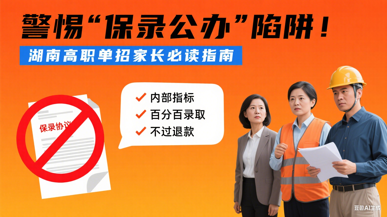 湖南单招保公办可信吗