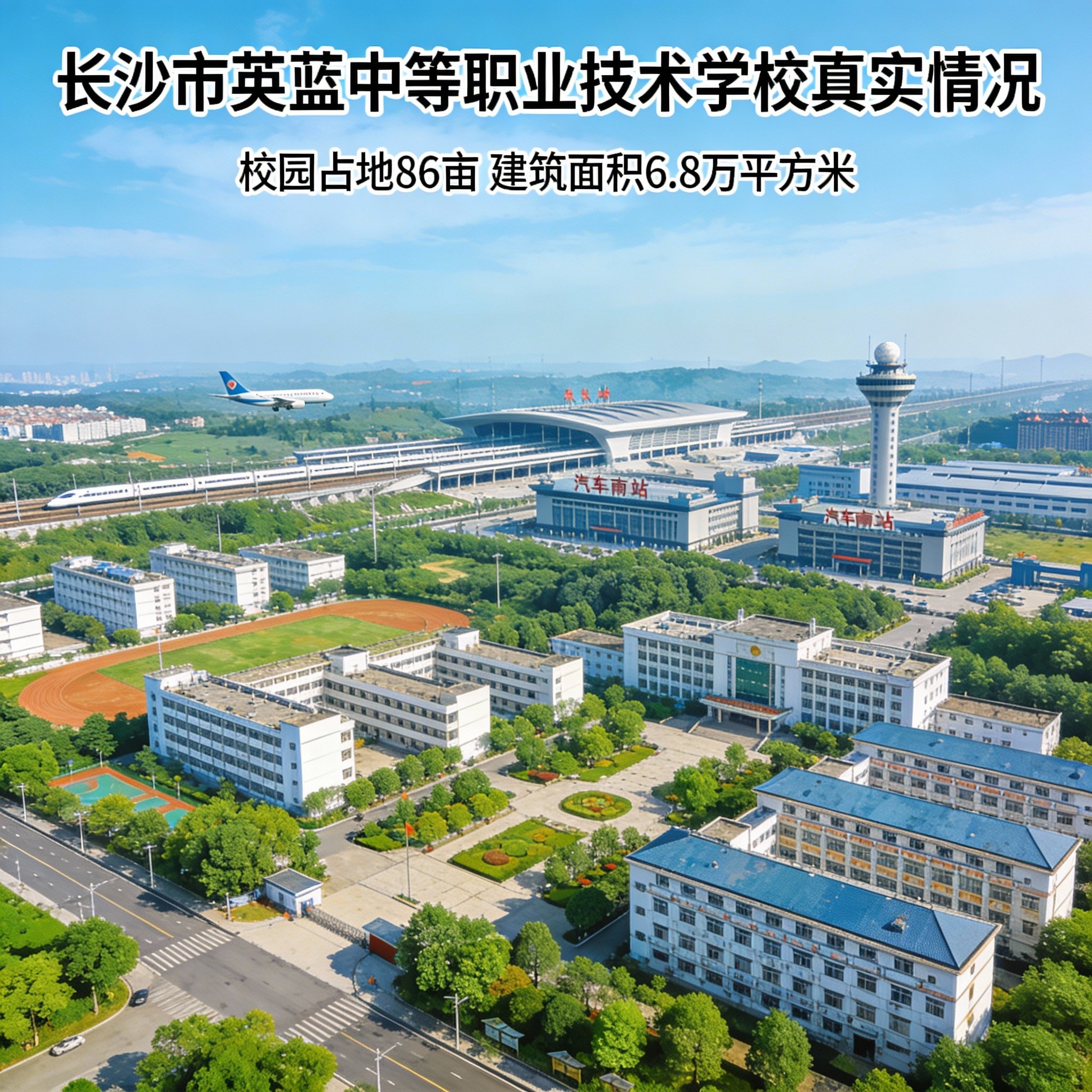 长沙市英蓝中等职业技术学校校园图片
