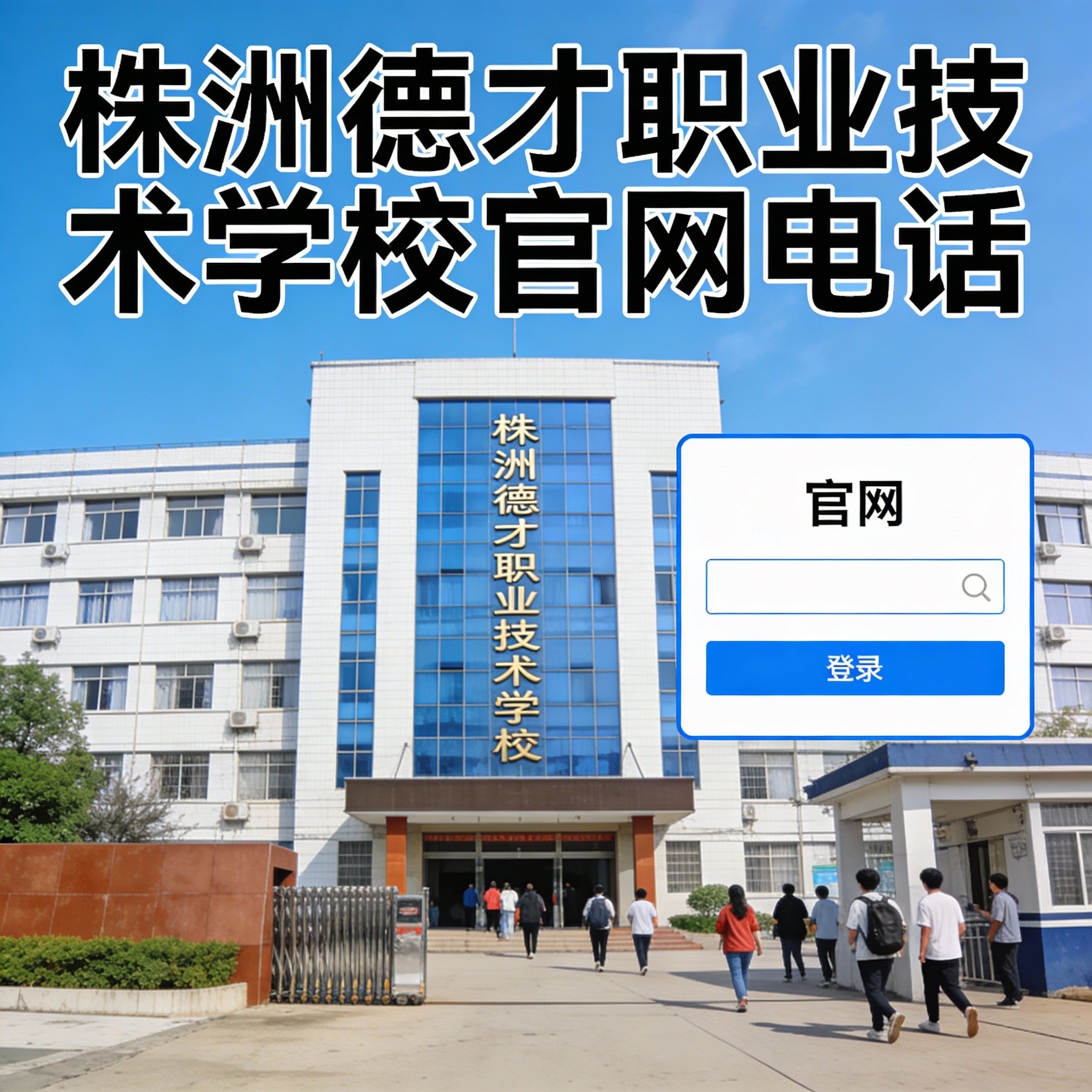 株洲市德才职业技术学校校园图片