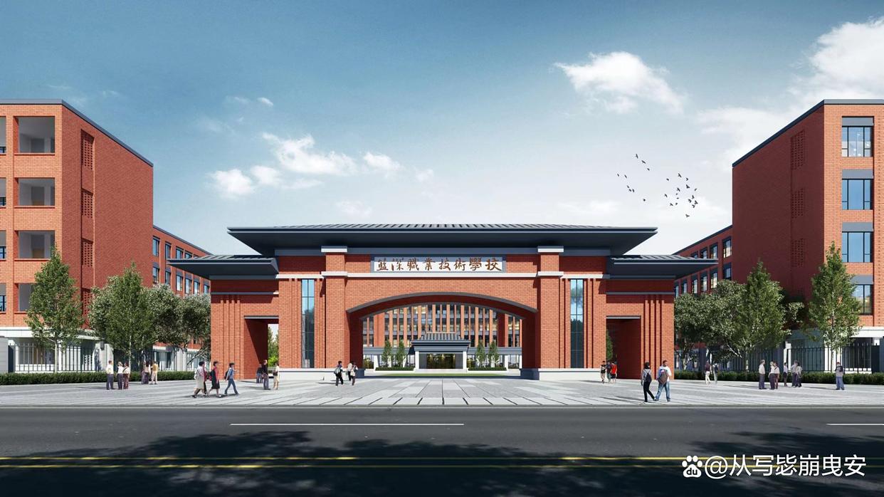 湖南省武冈市蓝深职业技术学校校园图片