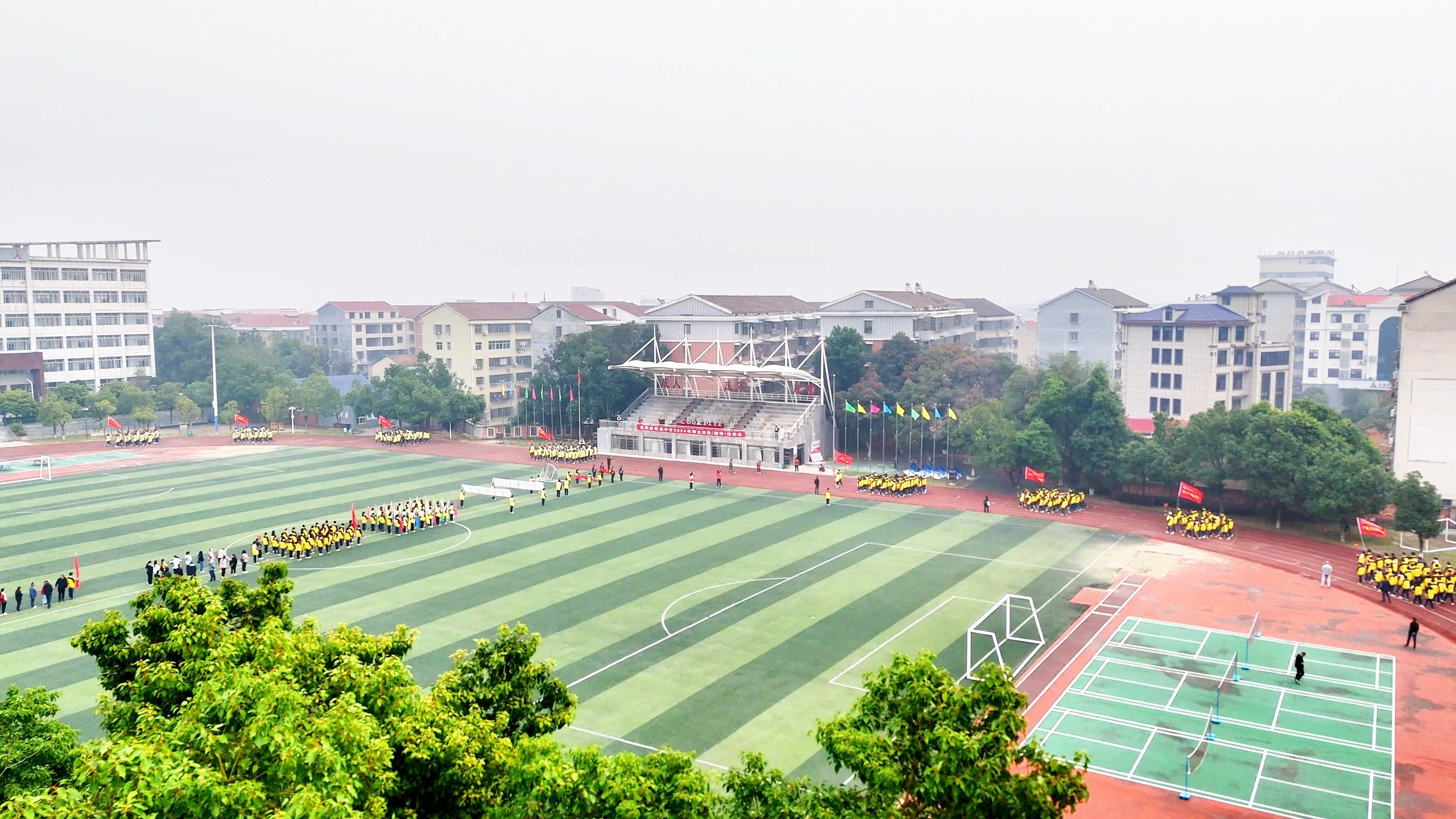 湖南省岳阳县职业中等专业学校校园图片