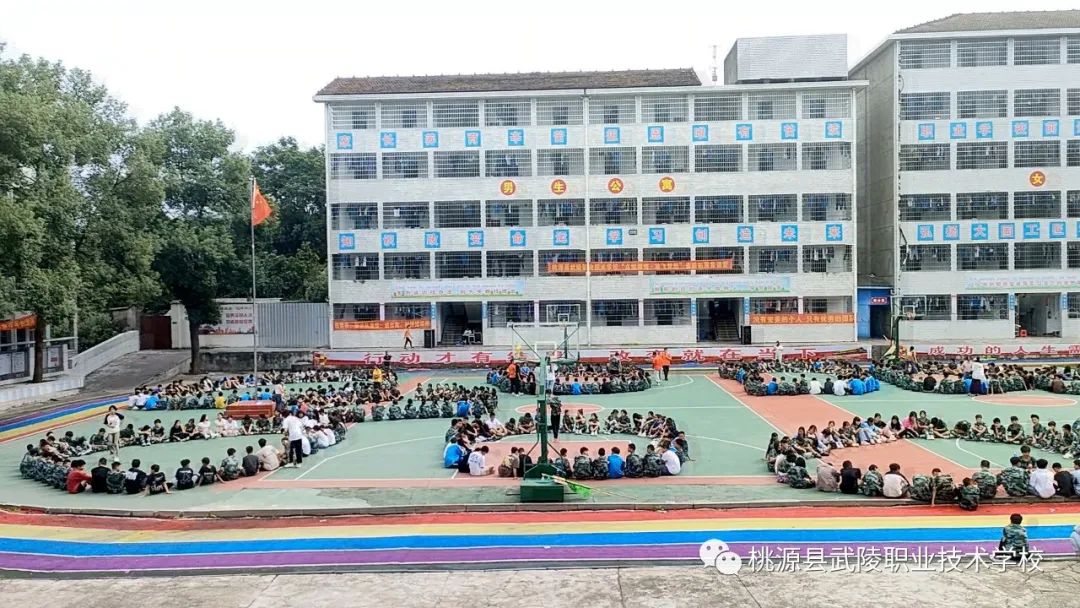 桃源县武陵职业技术学校校园图片