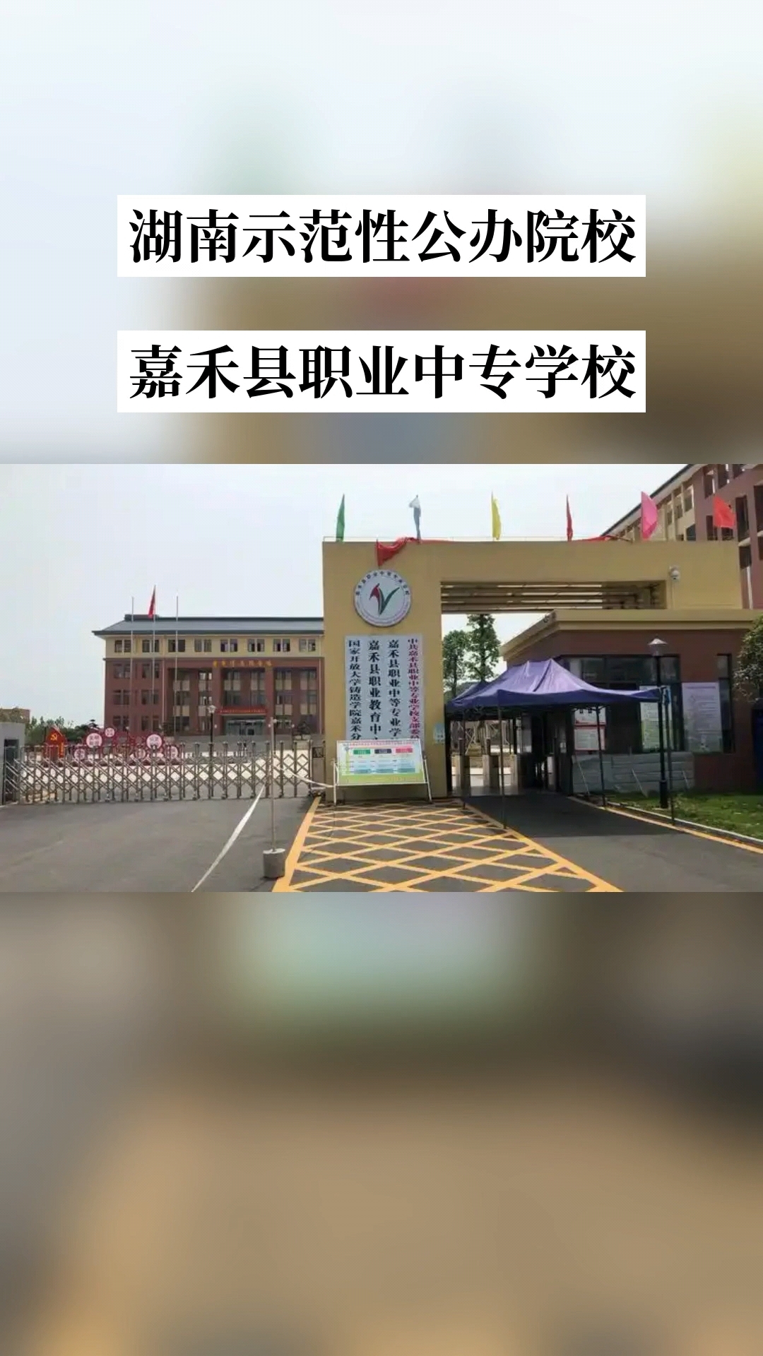 嘉禾县职业中等专业学校校园图片