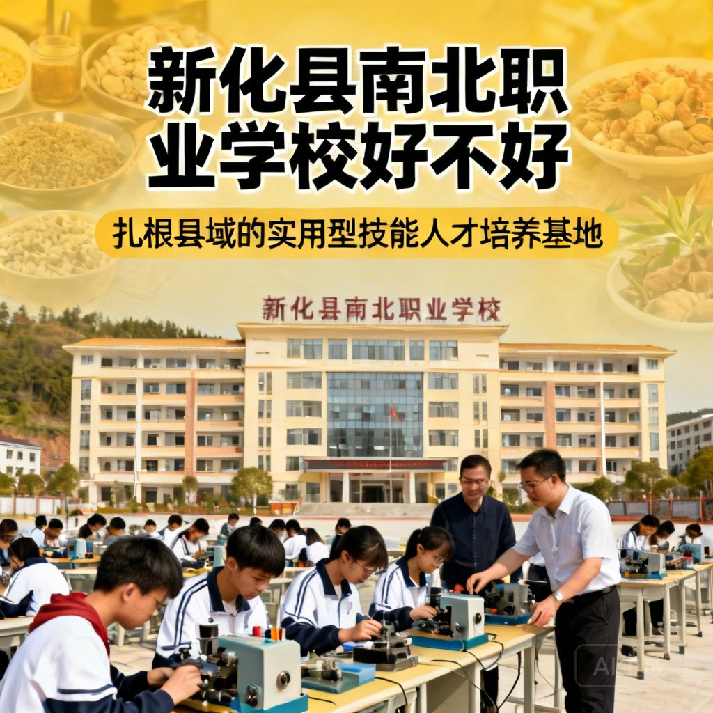 新化县南北职业学校校园图片