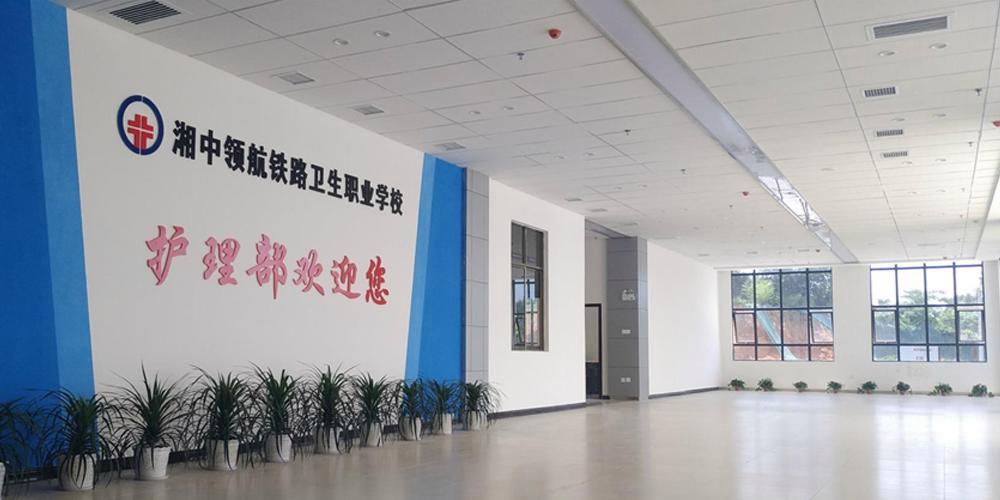 娄底湘中领航铁路卫生职业学校校园图片