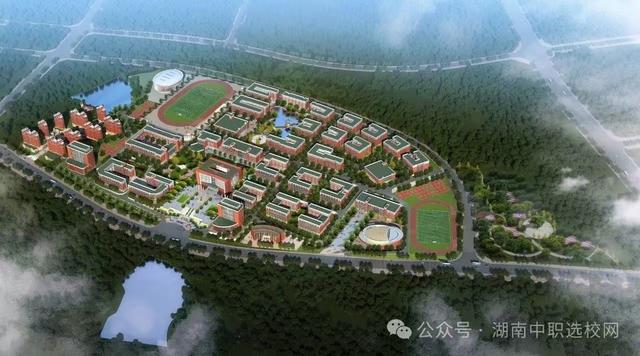 新化县科贸职业学校校园图片